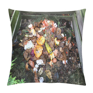 Personality  Fresh Bio Waste And Compost With Orange Peels  Pillow Covers