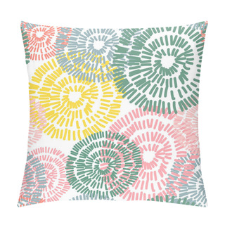 Personality  Dandelion Seamless Pattern. Delicate Soft Floral Pattern. Geometrical Pattern In Pastel Colors. Pillow Covers