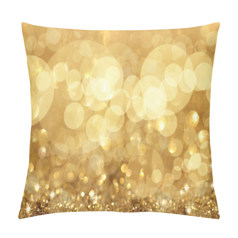 Personality  Twinkley Lights and Stars Christmas Background pillow covers