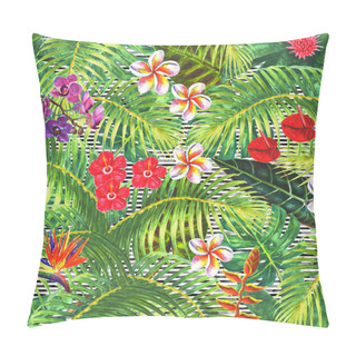 Personality  Tropical Exotic Seamless Pattern Pillow Covers