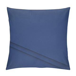 Personality  Dark Blue Abstract Background From Colored Paper  Pillow Covers