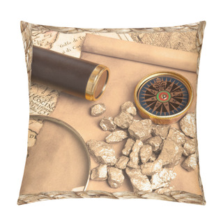 Personality  Antique Map Pillow Covers