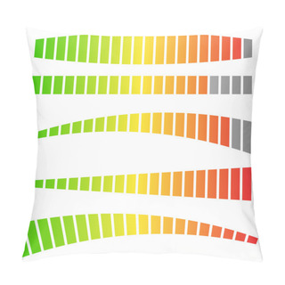 Personality  Progress, Strength Indicators Set Pillow Covers