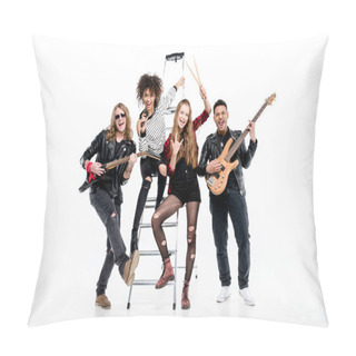 Personality  Young Rock Band  Pillow Covers