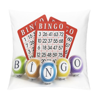 Personality  Bingo Balls And Cards Pillow Covers