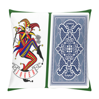 Personality  Joker Playing Card Pillow Covers