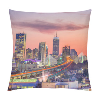 Personality  Boston, Massachusetts, USA Skyline Pillow Covers