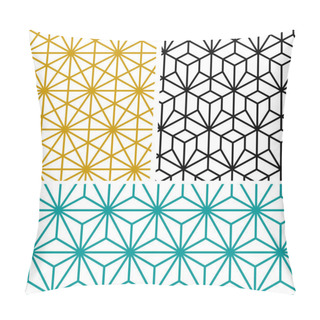 Personality  Geometric Hexagon Pattern In Tree Style Pillow Covers