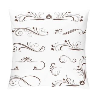 Personality  Scroll Set Floral Pillow Covers