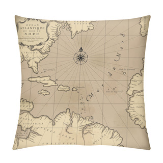 Personality  Old Map Pillow Covers