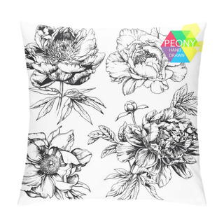 Personality  Peonies Pillow Covers