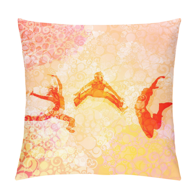 Personality  Dancing people pillow covers