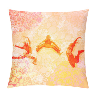 Personality  Dancing People Pillow Covers