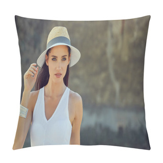 Personality  Young Beautiful Woman  Pillow Covers