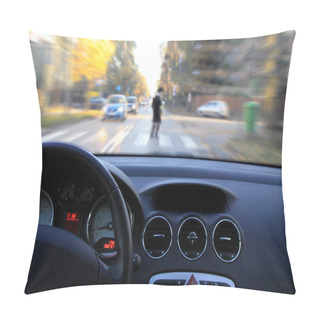 Personality  Pedestrian Crossing Pillow Covers