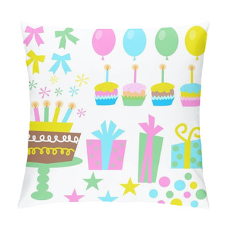 Personality  Birthday Elements Pillow Covers