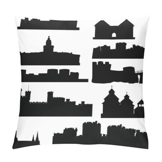 Personality  Set Of Castles And Towers Pillow Covers