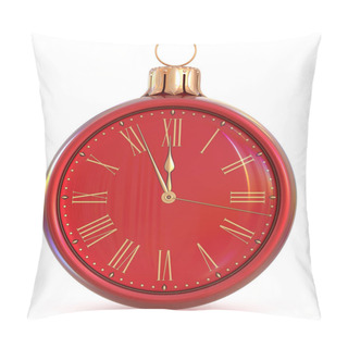 Personality  New Year's Eve Clock Midnight Last Hour Countdown Pressure Pillow Covers