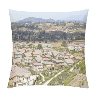 Personality  Contemporary Neighborhood And Majestic Clouds Pillow Covers