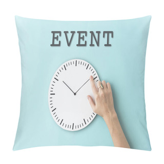 Personality  Alarm Clock And Time Concept Pillow Covers