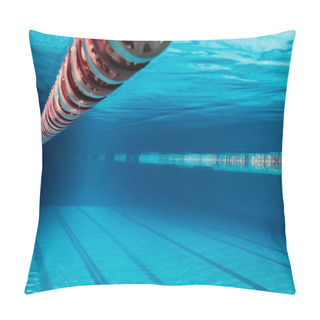 Personality  Underwater Picture Of Empty Swimming Pool Pillow Covers