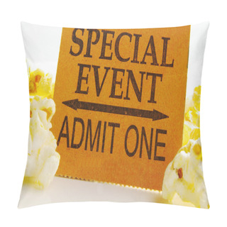 Personality  Special Event Ticket Stub Pillow Covers