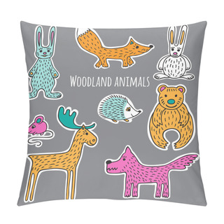 Personality  Set Forest Animals Pillow Covers