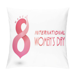Personality  Poster Or Banner For International Women's Day Celebration. Pillow Covers