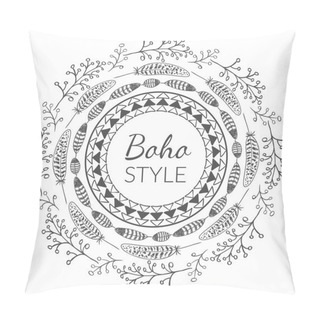 Personality  Boho Style Frame Pillow Covers