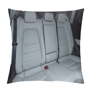 Personality  Novosibirsk, Russia - November 16, 2018: Mazda CX5, Close-up Of The Rear Seats. Photography Of A Modern Car On A Parking In Novosibirsk Pillow Covers