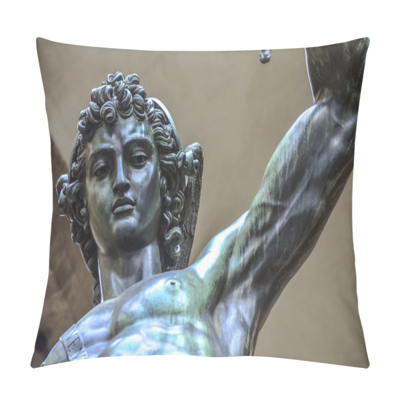 Personality  Perseus Decapitates Medusa In Famous Florence Sculpture Pillow Covers