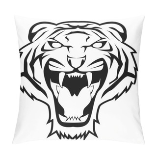 Personality  Vector Illustration Of Tiger Pillow Covers
