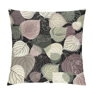 Personality  Dark Autumn Seamless Pattern Pillow Covers