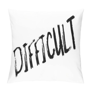 Personality  Difficult Rubber Stamp Pillow Covers
