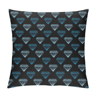 Personality  Diamond Background Icon Great For Any Use Pillow Covers