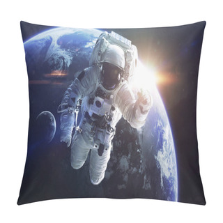 Personality  Little Blue Planet Earth In Deep Space. Elements Of This Image F Pillow Covers