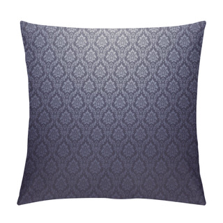 Personality  Black Damask Pattern Background Pillow Covers