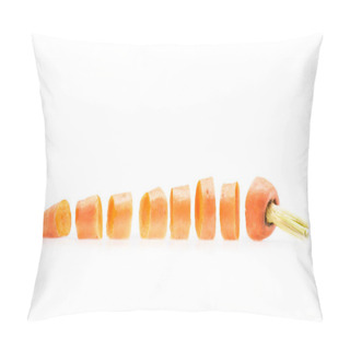 Personality  Slices Of Ripe Fresh Carrot Pillow Covers