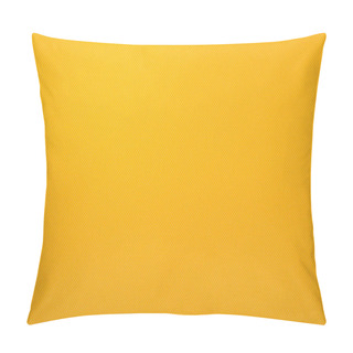 Personality  Top View Of Yellow Surface With Tiny White Polka Dot Pattern For Background Pillow Covers