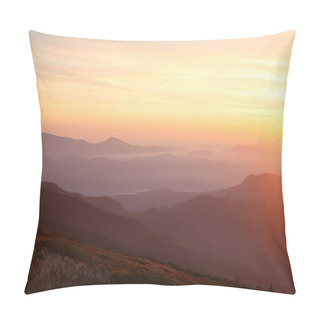 Personality  Sunrise In The East Carpathians Pillow Covers