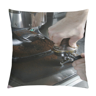 Personality  Tamping Espresso Grounds Pillow Covers