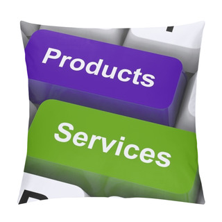 Personality  Products And Services Keys Show Selling And Buying Online Pillow Covers
