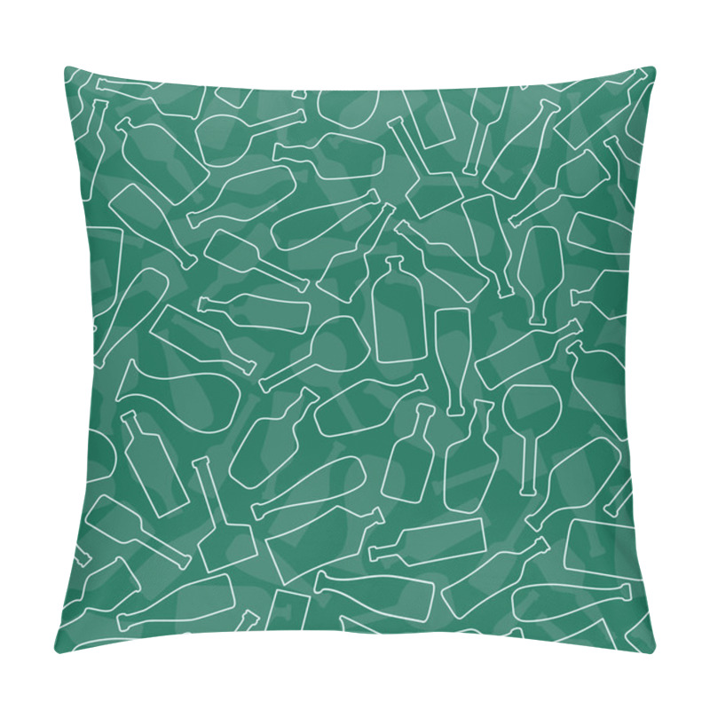 Personality  Bottles seamless pattern background pillow covers