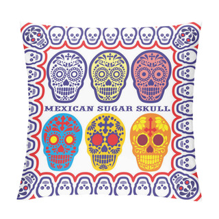 Personality  Mexican Sugar Skull Pillow Covers