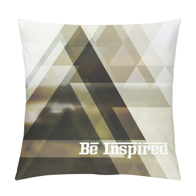 Personality  Vintage triangular background pillow covers