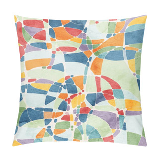 Personality  Seamless Paint Fills Between Lines Naive Design Pillow Covers