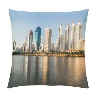 Personality  City Scape And Lake View Of Bangkok, Thailand Pillow Covers