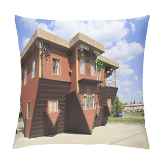 Personality  Attraction Upside Down House. Pillow Covers