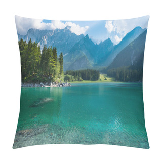 Personality  Di Laghi Fusine . Dolomites . Italy Pillow Covers