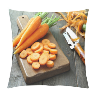 Personality  Sliced And Whole Carrots  Pillow Covers